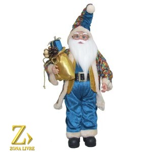 NOEL AZUL/COLORIDO 70CM