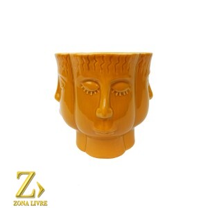 FLOREIRO ROSTO AMARELO 12X13CM