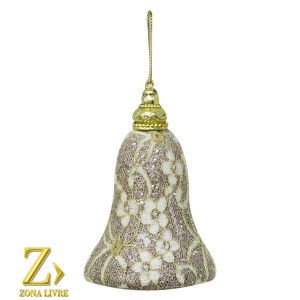 ENFEITE NATALINO SINO DOURADO 10CM