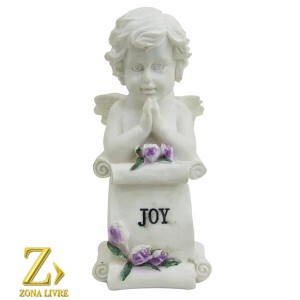 ANJO RESINA BRANCO 21CM