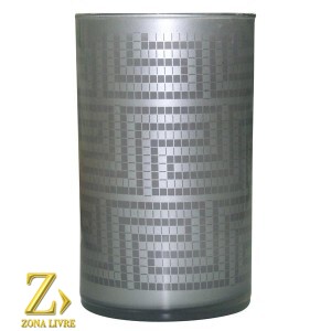 CASTICAL DE VIDRO PRATA 14CM