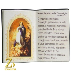 PORTA CANETA LIVRO DE ORAÇÃO IMACULADA CONCEIÇÃO