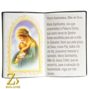 LIVRO DE ORAÇÃO MÃE DE JESUS 10X08CM