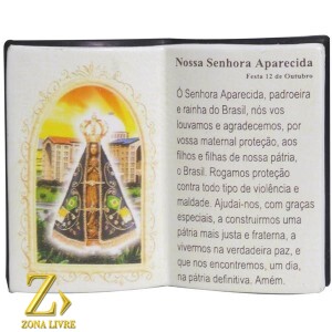 LIVRO DE ORAÇÃO NOSSA SENHORA APARECIDA 10X08CM