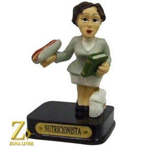 NUTRICIONISTA MULHER 8CM