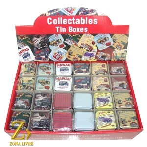CAIXA FECHADA LATAS 24 PEÇAS 07CM