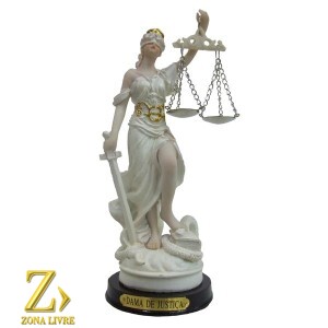 DAMA DA JUSTICA 21CM CREME