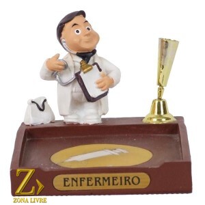 PORTA PAPEL E CANETA ENFERMEIRO 8CM