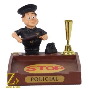 PORTA PAPEL E CANETA POLICIAL 8CM