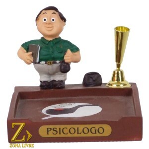 PORTA PAPEL E CANETA PSICOLOGO 8CM