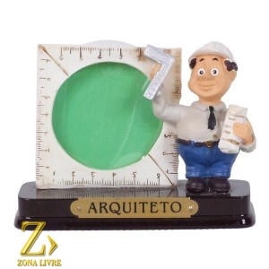 ARQUITETO PORTA FOTO 8 CM