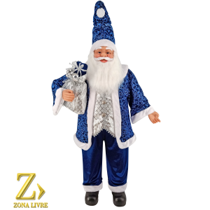 PAPAI NOEL 140CM AZUL