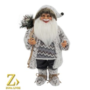 PAPAI NOEL CINZA 70CM