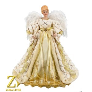 ANJO CREME/DOURADO 60CM
