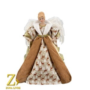 ANJO LINEN/MARROM 60CM