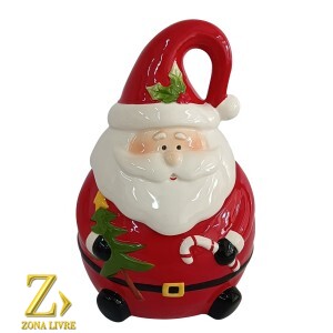POTE DE CERAMICA PAPAI NOEL 21CM