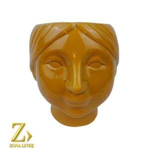 FLOREIRO ROSTO AMARELO 15X16CM