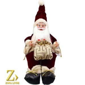 PAPAI NOEL VINHO 40CM