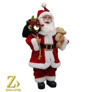 PAPAI NOEL RED / GREEN / GOLD 60CM