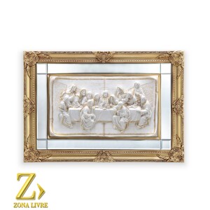 SANTA CEIA DE PAREDE 93X64CM