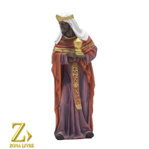 Rei Mago Baltazar (UNITÁRIO) 20cm