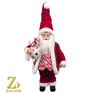 PAPAI NOEL RED/WHITE 50CM