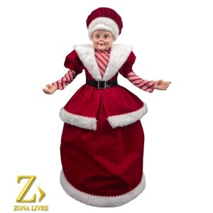 MAMAE NOEL RED/WHITE 60CM