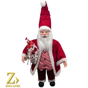 PAPAI NOEL RED/WHITE 100CM