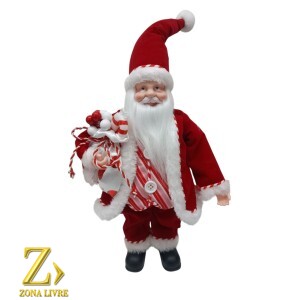 PAPAI NOEL RED/WHITE 30CM